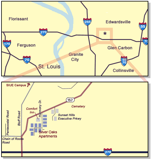 Map to Silver Oaks II