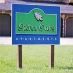Silver Oaks' sign